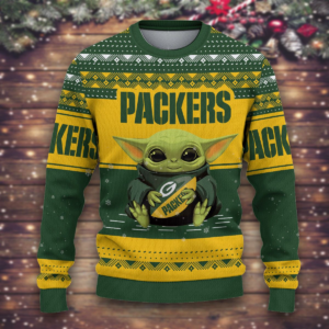Green Bay Packers 3D Ugly Christmas Sweater