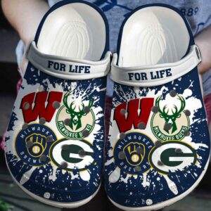 Wisconsin Badgers Green Bay Packers Sports Crocs