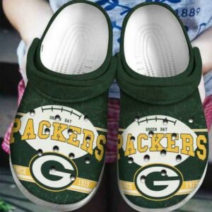 Green Bay Packers Personalized Crocs Crocband Style