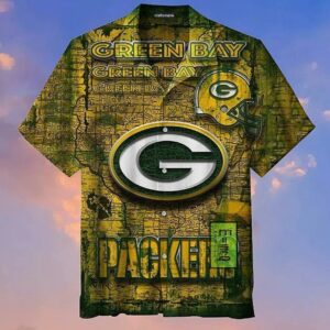 Green Bay Packers NFL Hawaiian Aloha Shirt For Fans