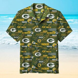 Green Bay Packers Hawaiian Shirt Football
