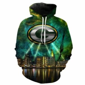 Green Bay Packers 3D Hoodie Football Hooded Sweatshirt Sports Jacket Fan's Gifts