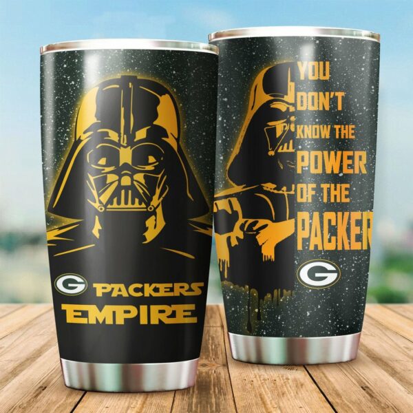 Green Bay Packers Stars Wars All Over Print 3D Tumbler