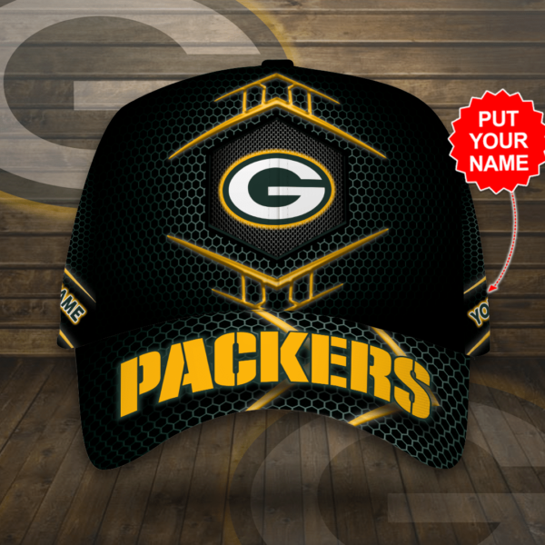 Black Green Bay Packers Hat