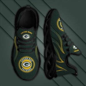 Custom Name – Green Bay Packers -Personalized Max Soul Shoes