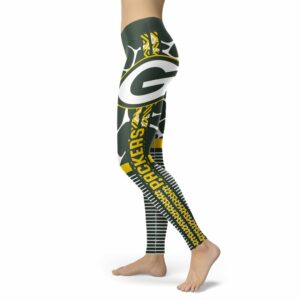 Cool Air Lighten Attractive Kind Green Bay Packers Leggings