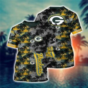 Green Bay Packers T-shirt Flower Gift For Summer 2023