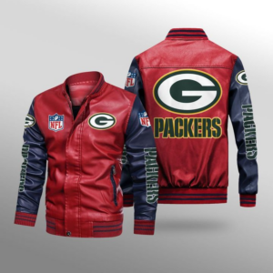 Men's Green Bay Packers Leather Jacket