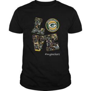Love Green Bay Packers My Packers Signatures Shirt
