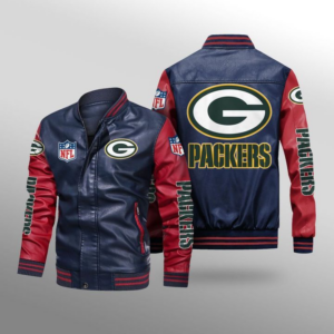 NFL Green Bay Packers leather jacket for fans