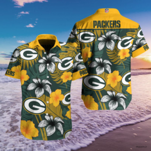 Green Bay Packers Hawaiian Shirts For Men