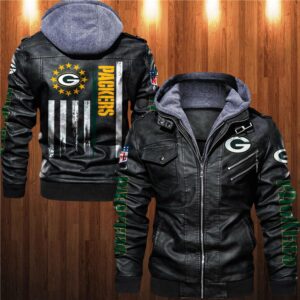 Green Bay Packers Leather Jacket Super Stars Gift For Fans