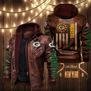 Green Bay Packers Leather Jacket Super Stars Gift For Fans 2023