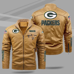Green Bay Packers Leather Jacket Super Stars Best Gift For Fans 2023
