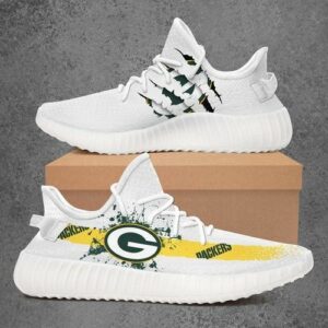 Green Bay Packers Casual 3D Yeezy Shoes Best gift for fan