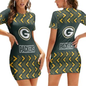 Green Bay Packers Womens Dress HOT 2023
