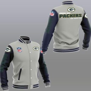 Leather Green Bay Packers Jacket Go Packers Go