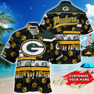 Green Bay Packers Aloha Shirt 2024