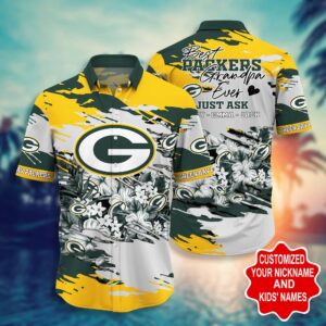 Hawaiian Shirt Green Bay Packers For Sale 2024